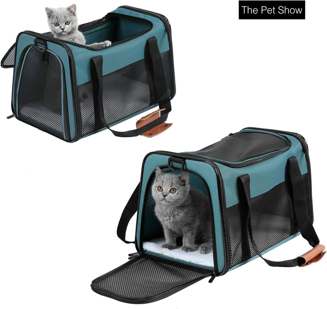 Airline Approved Pet Carriers,Soft Sided Collapsible Pet Travel Carrier for Medium Puppy and Cats, Cats Carrier, Pet Carriers for Small Medium Cats